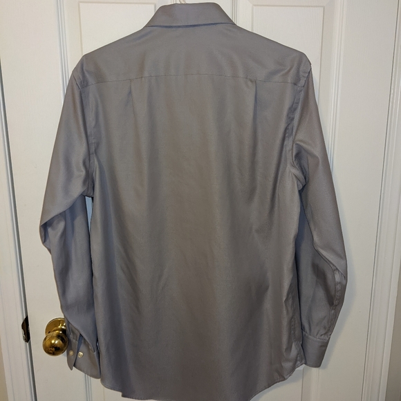 Calvin Klein Dress Shirt, Gray - Picture 2 of 4